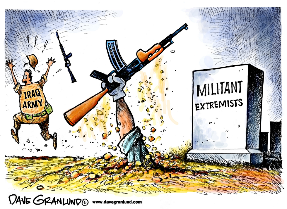  IRAQ MILITANTS by Dave Granlund