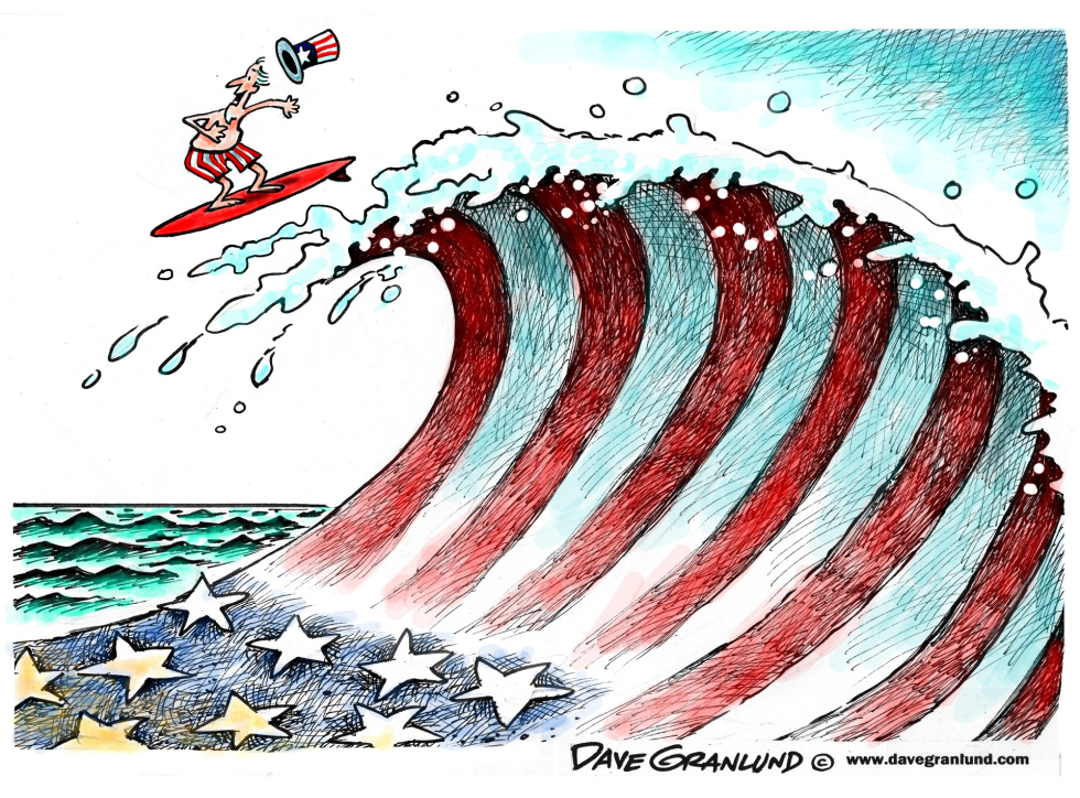 Flag wave