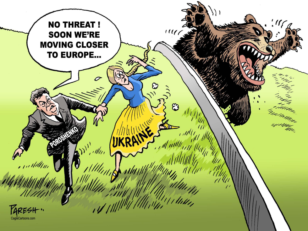 Ukraine and Poroshenko COLOR