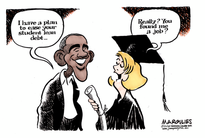 Obama student loan plan color