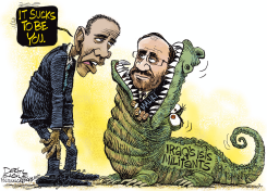 IRAQ - IT SUCKS TO BE YOU  by Daryl Cagle