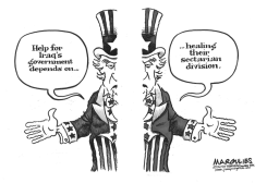 IRAQ SECTARIAN DIVIDE by Jimmy Margulies