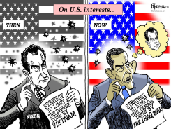 OBAMA AND NIXON  by Paresh Nath