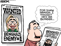 HILLARY FEELING WANTED  by Steve Sack