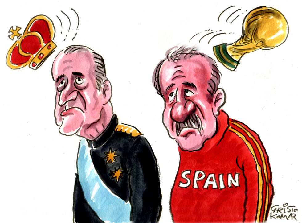 Two kings abdicate