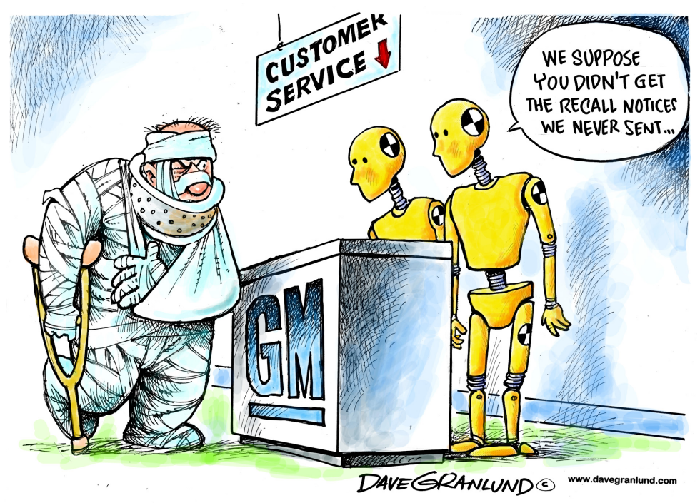 GM faulty vehicles