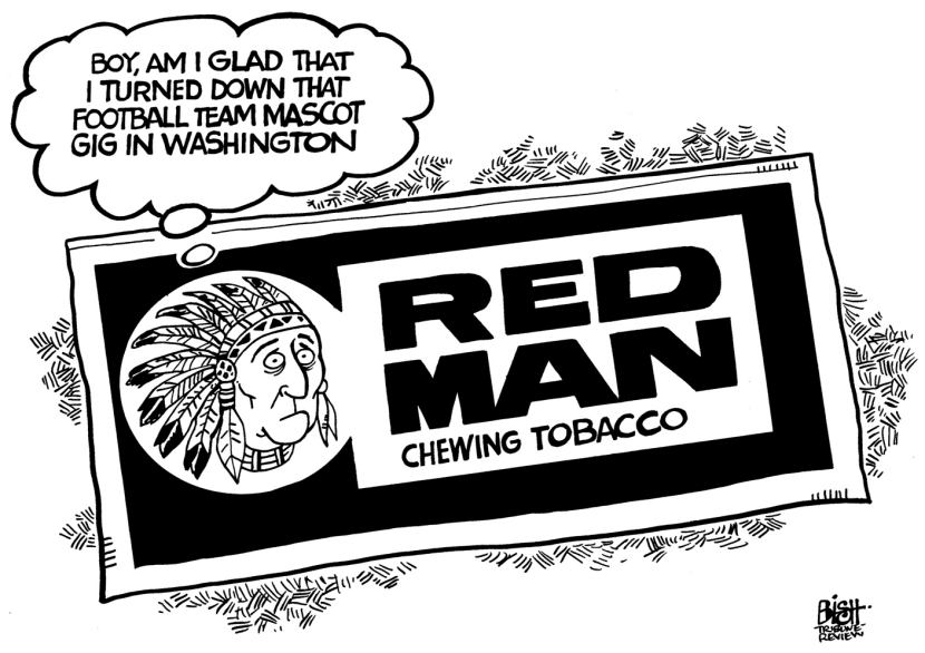 REDSKINS, B/W