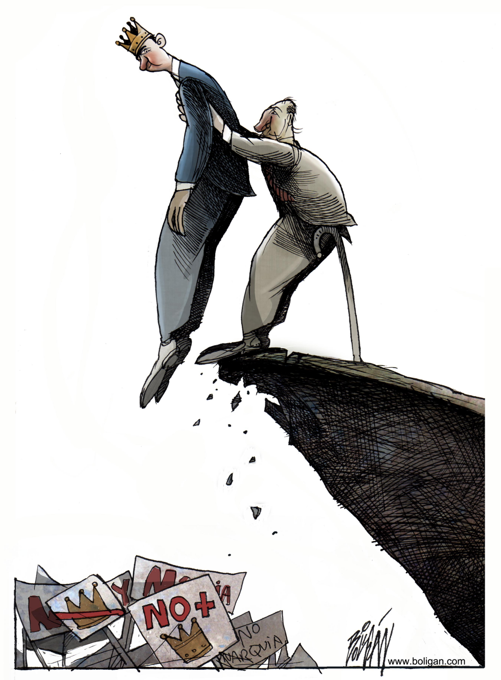 -The new king Borbón / COLOR