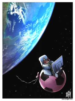 WORLD CUP SATELLITE /  by Angel Boligan