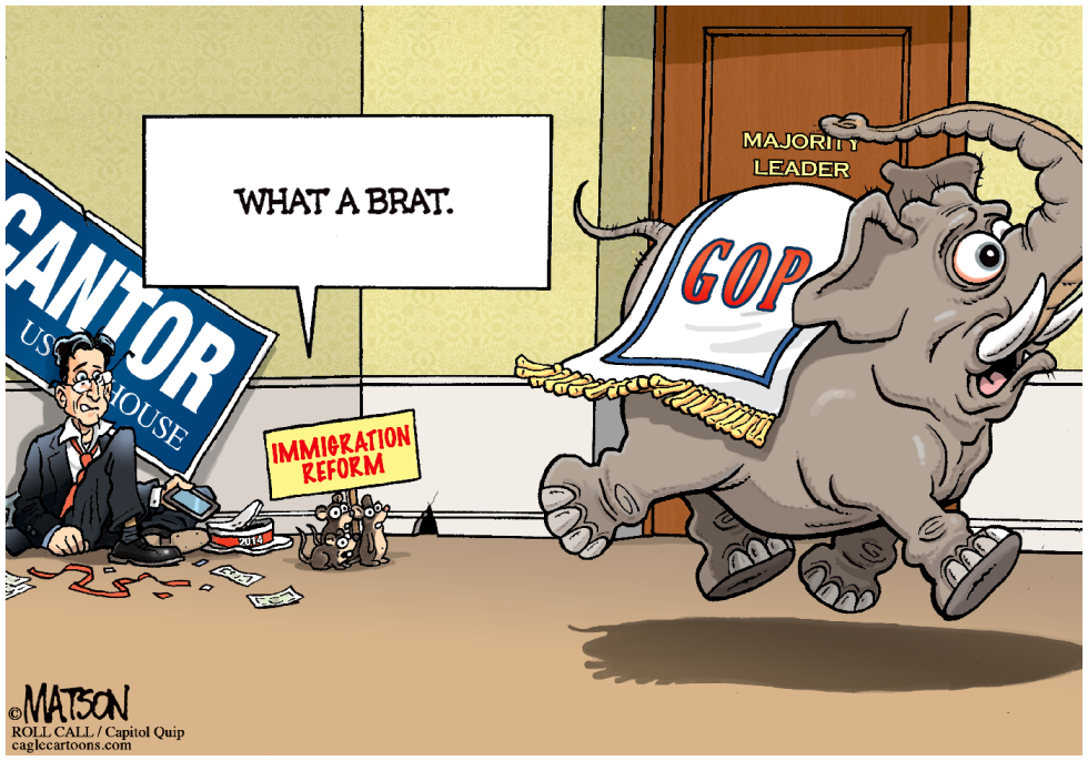 Brat Defeats Cantor Defeats Immigration Reform-COLOR