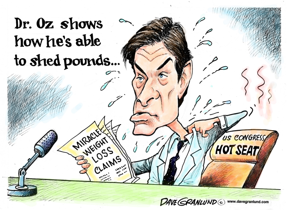  DR OZ AND WEIGHT LOSS by Dave Granlund