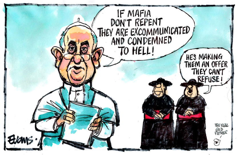 Pope Condemns Mafia