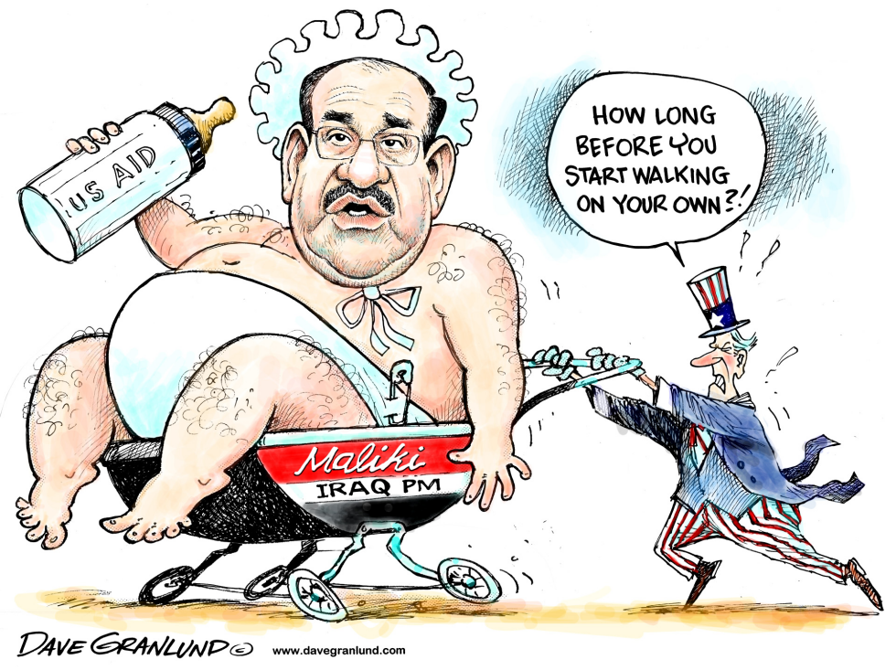  IRAQ PRIME MINISTER MALIKI by Dave Granlund