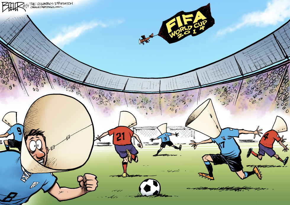  WORLD CUP BITES by Nate Beeler