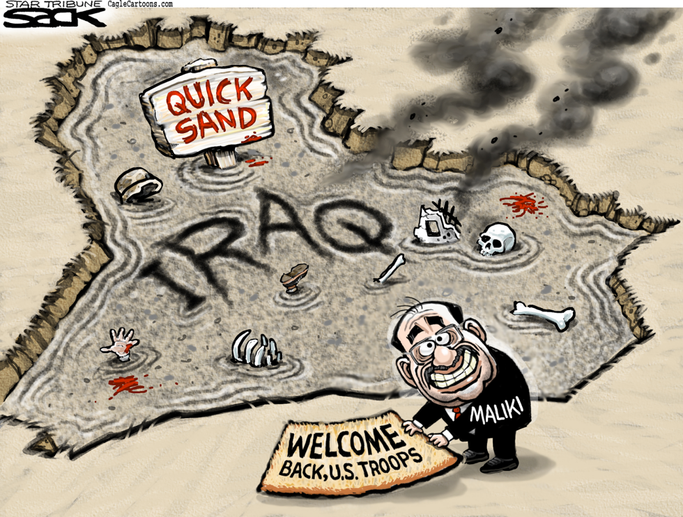  US TROOPS TO IRAQ by Steve Sack