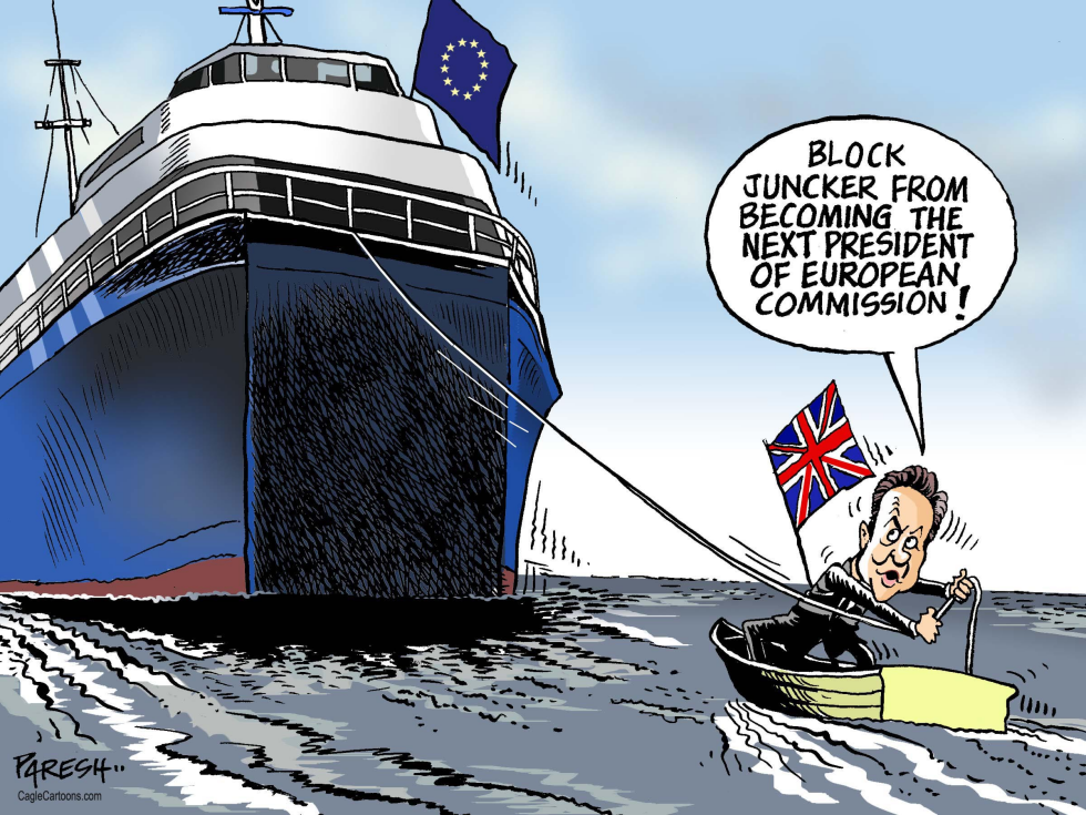 Cameron and Jean-Claude Juncker