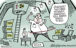 CUBAN EMBARGO  by Mike Keefe