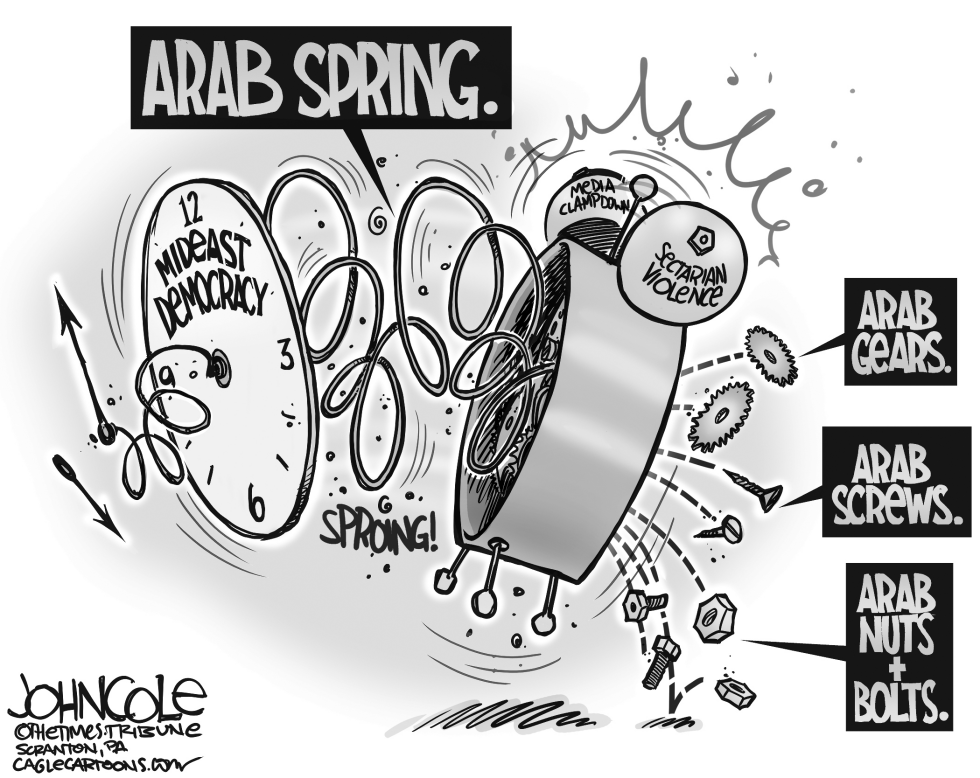 Arab Spring BW