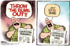 THROW THE BUMS OUT  by Rick McKee