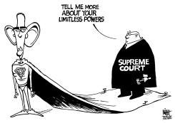 PRESIDENTIAL POWER, B/W by Randy Bish