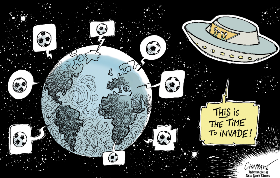  WORLD CUP CRAZE by Patrick Chappatte