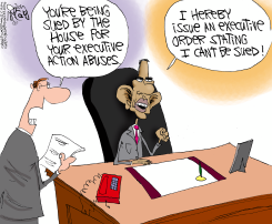 BOEHNER SUES OBAMA  by Gary McCoy