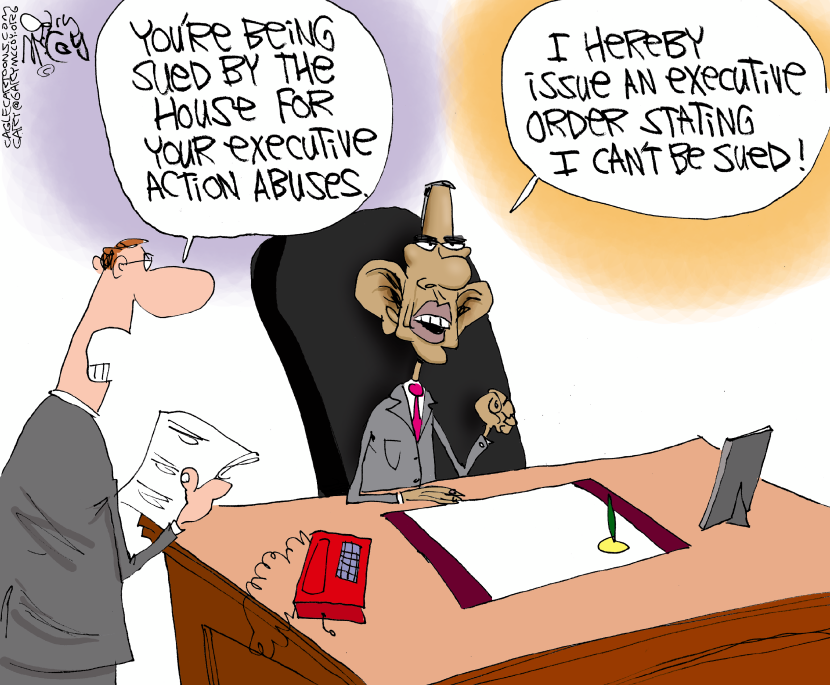 Boehner Sues Obama COLOR