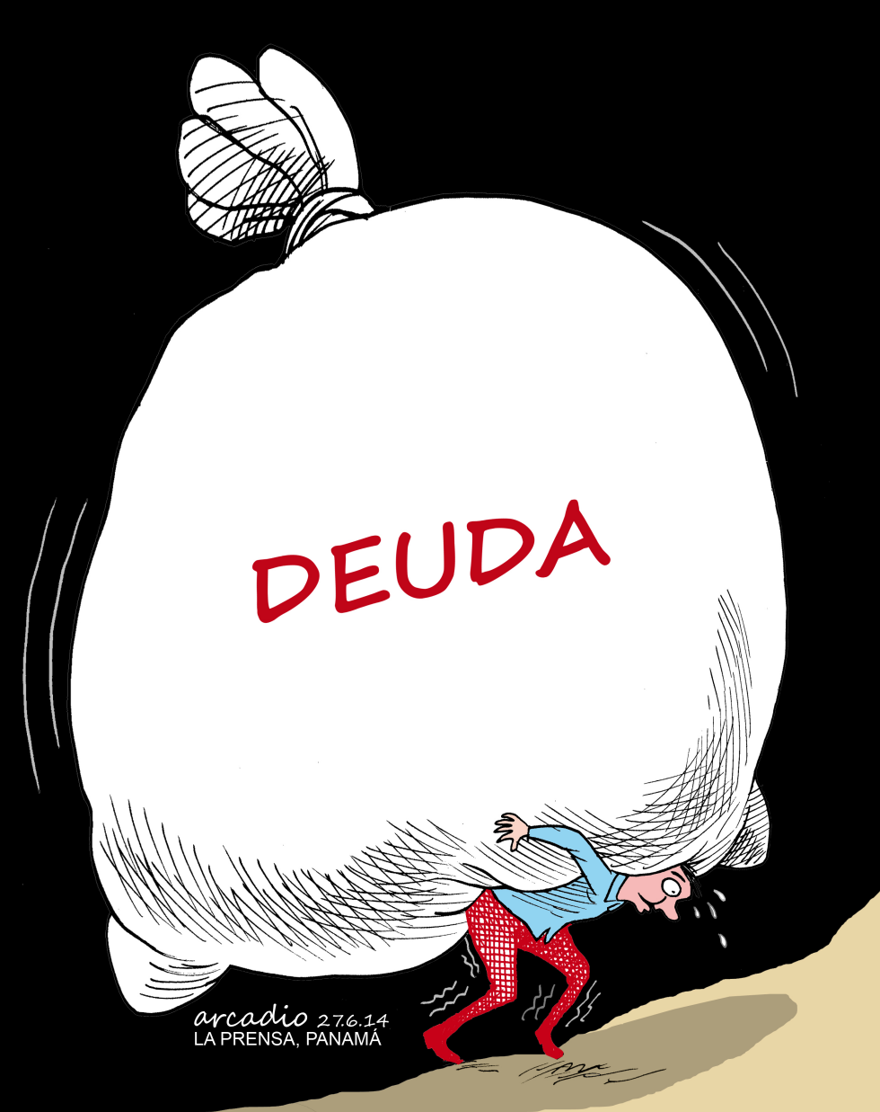 El peso de las deudas sobre los países