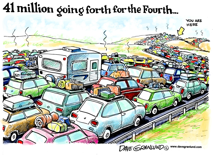 July 4th traffic forecast