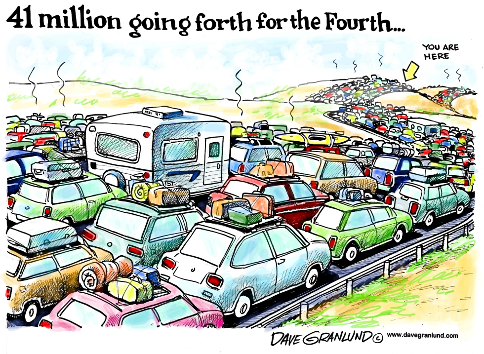 July 4th traffic forecast