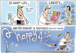 FOURTH OF JULY by Joe Heller