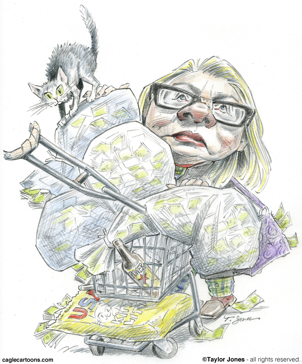 Campaign Sketchbook - First Bag Lady - COLOR