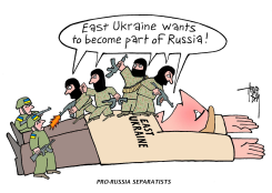 PRO-RUSSIA SEPARATISTS by Arend Van Dam