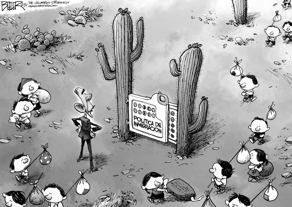  CHICOS EN LA FRONTERA by Nate Beeler