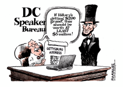 HILLARY'S SPEAKING FEE  by Jimmy Margulies