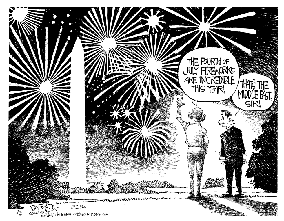 Middle East Fireworks