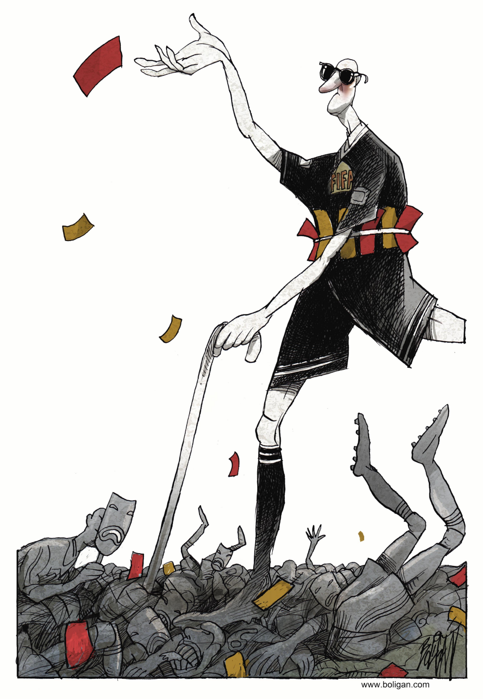 -The world of the blind referees  / COLOR
