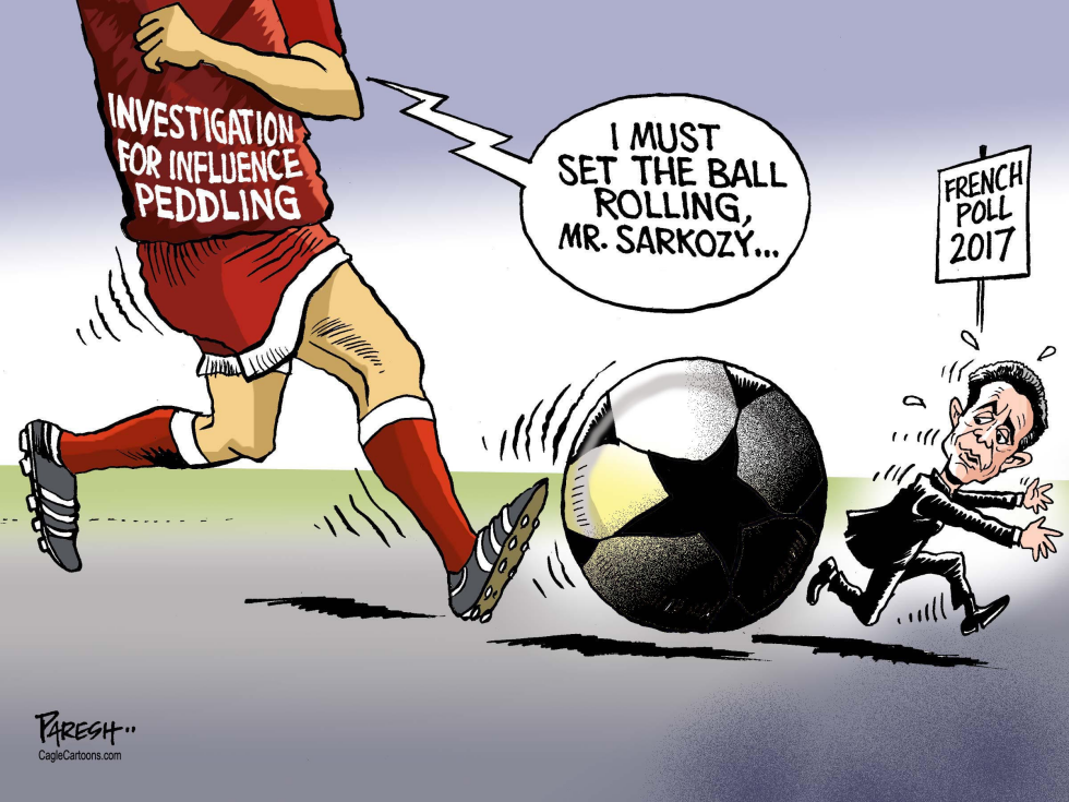  SARKOZY BALLGAME by Paresh Nath