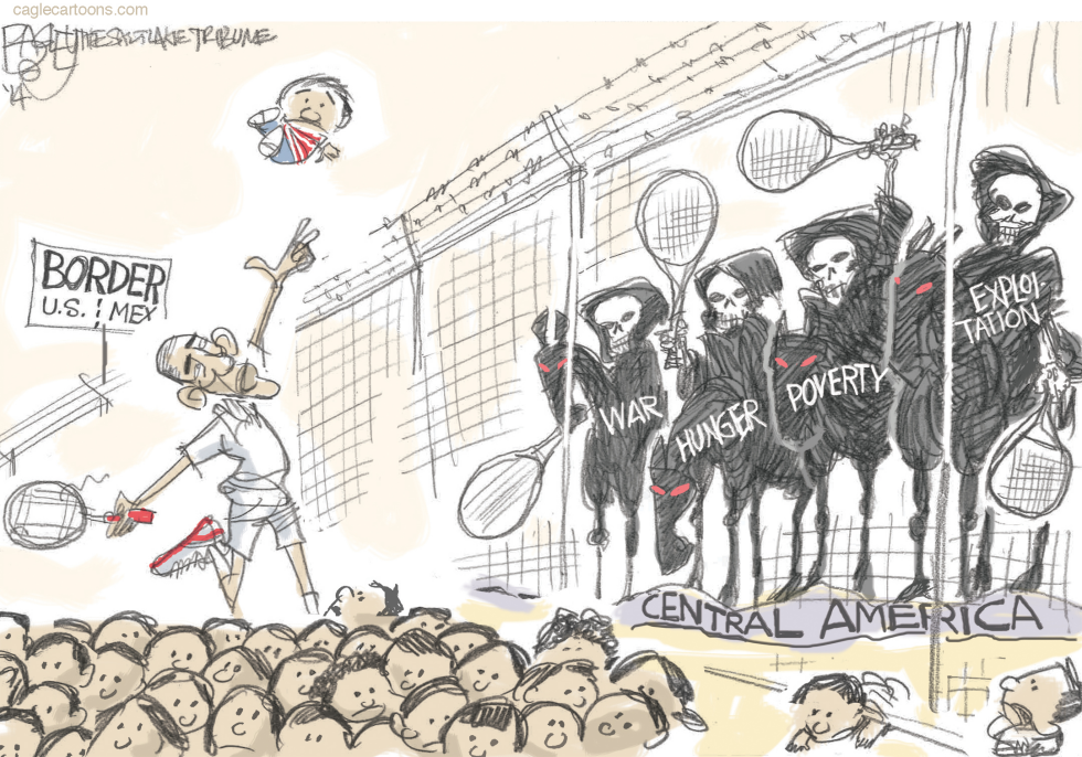  CHILD IMMIGRANTS by Pat Bagley