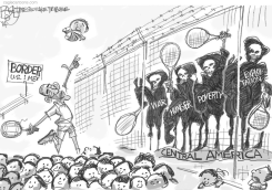 CHILD IMMIGRANTS by Pat Bagley