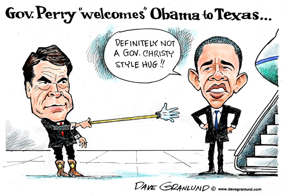 Obama and Perry meet in Texas