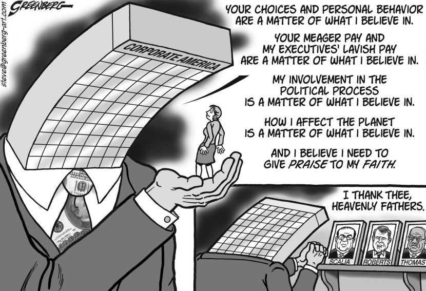 Corporate Faith bw