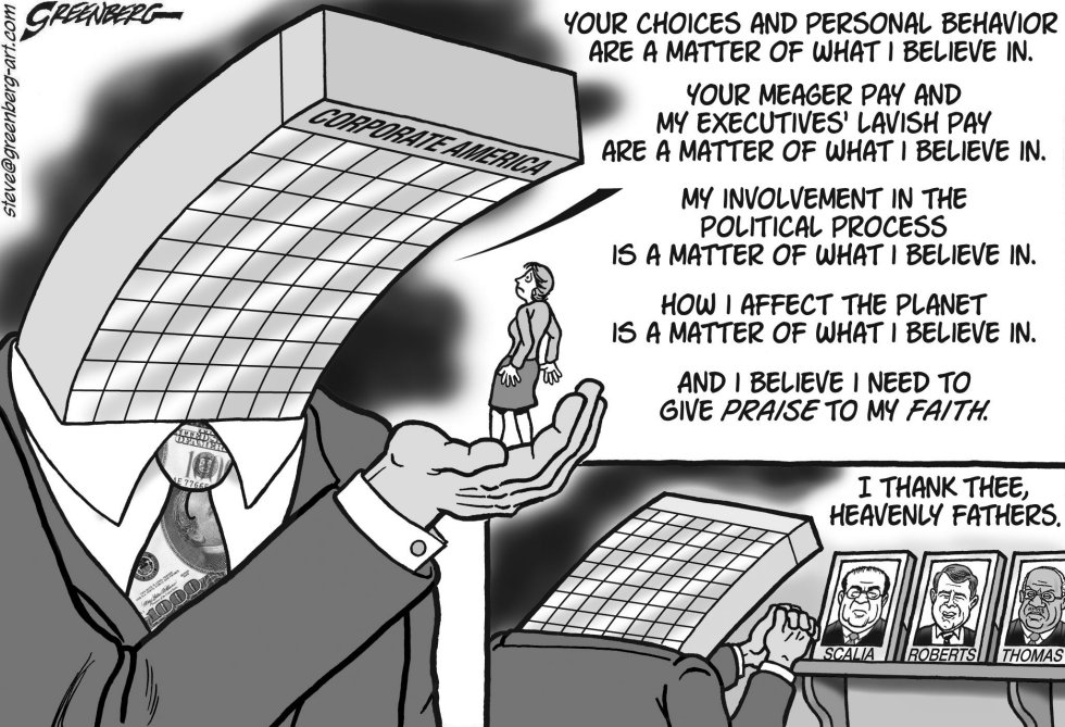 Corporate Faith bw
