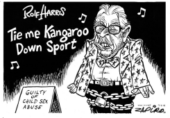 ROLF HARRIS by Zapiro