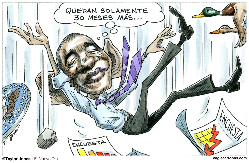 Caída libre Obama - COLOR