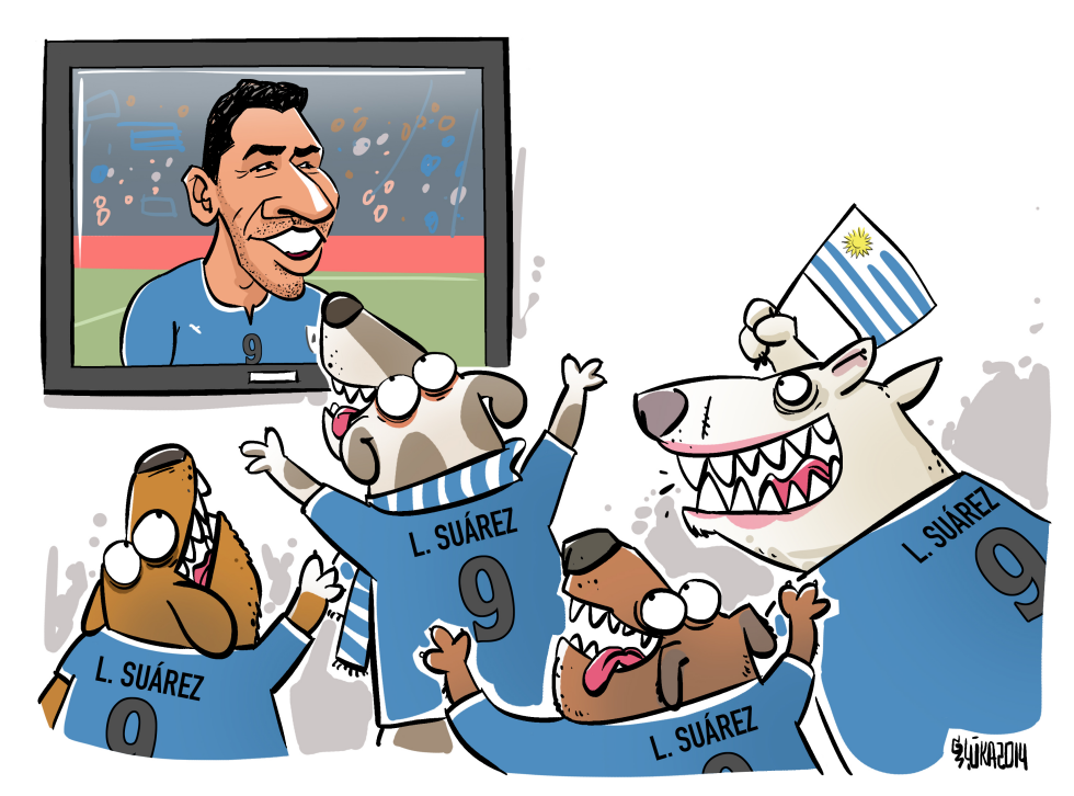  BITING SUAREZ by Gatis Sluka