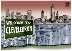 CLEVELAND AND LEBRON,  by Randy Bish