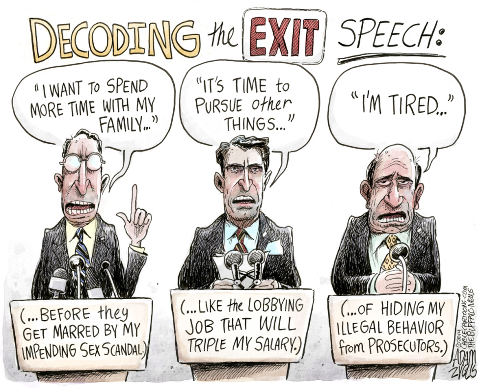 Political Exit Speech COLOR