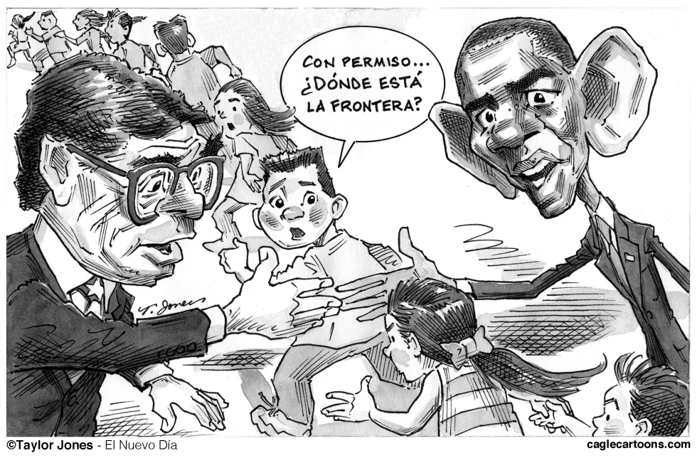 Obama y Perry a la Frontera