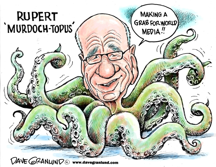 Rupert Murdoch grabs for media